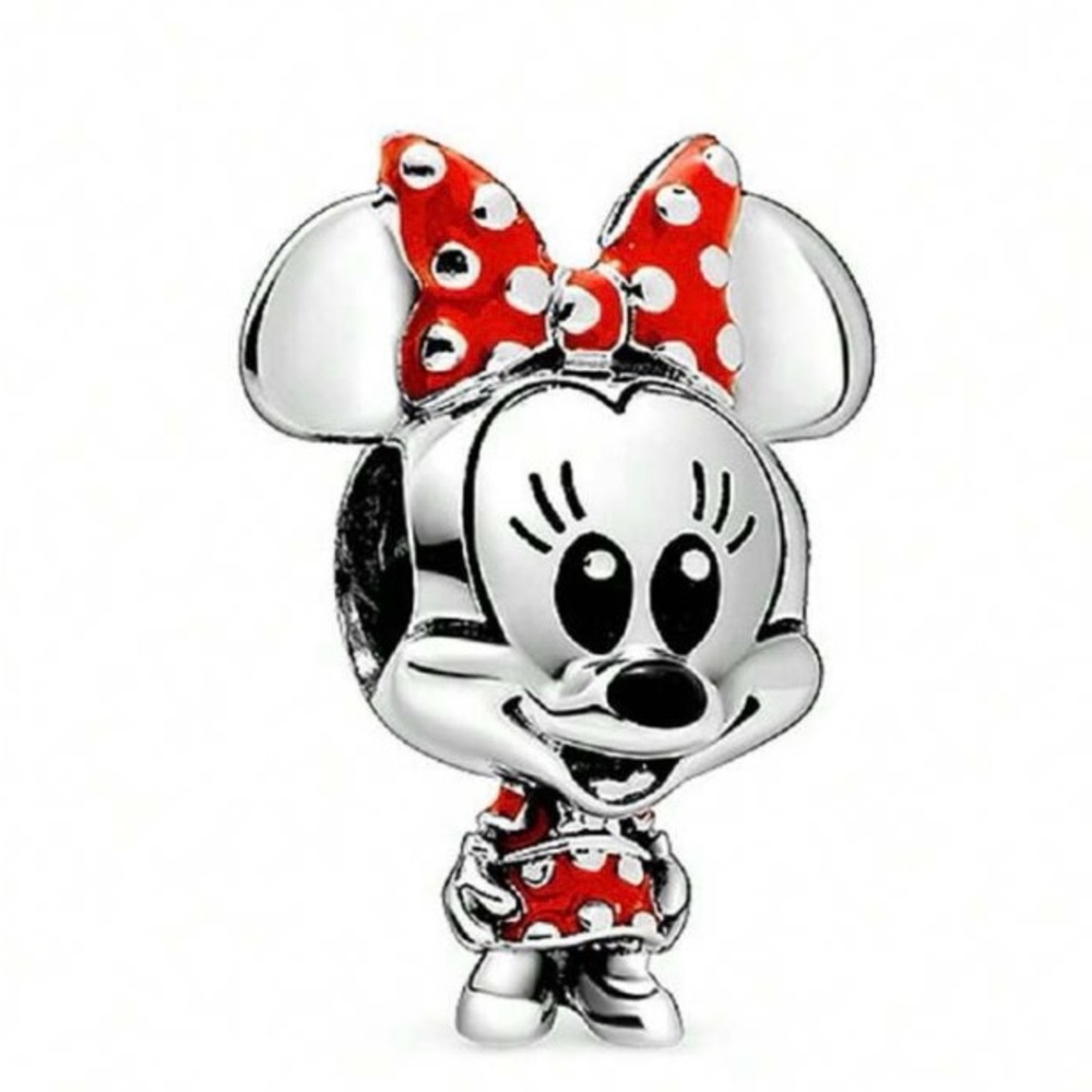 NEW SALE ** Minnie Mouse Silver Charm